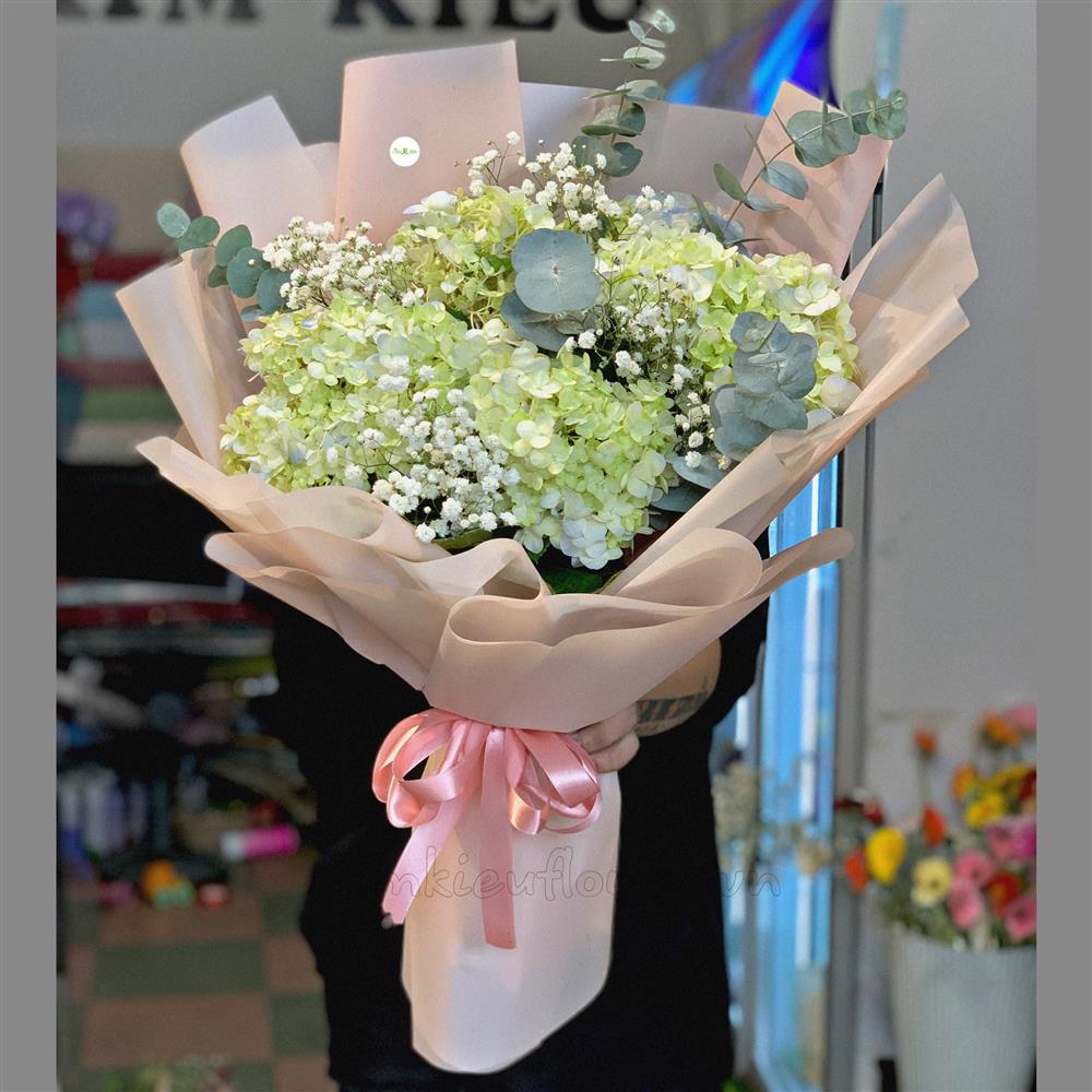 bó hoa cẩm tú cầu tặng cô giáo